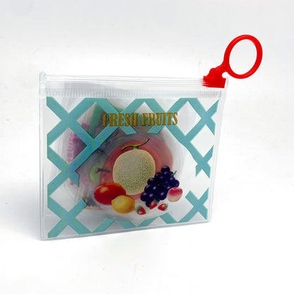 Obst im Zip Bag - Sticker / Aufkleber