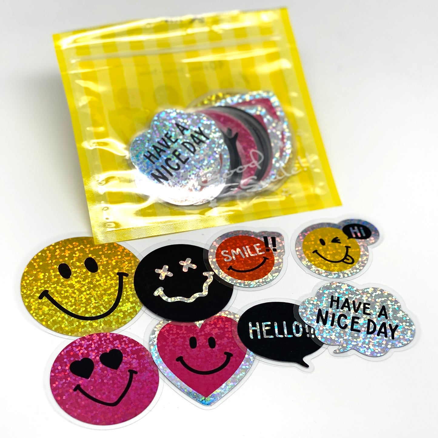 Smiley - Sticker / Aufkleber