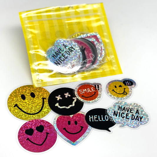 Smiley - Sticker / Aufkleber