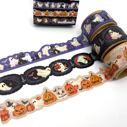 Halloween Washi Tape - Kürbis und Geist