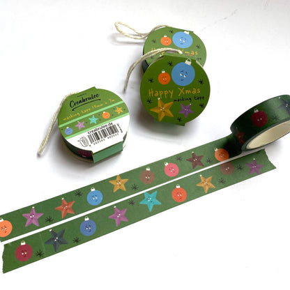 Happy Christmas - Washi Tape/Masking Tape 15mm (Kopie)