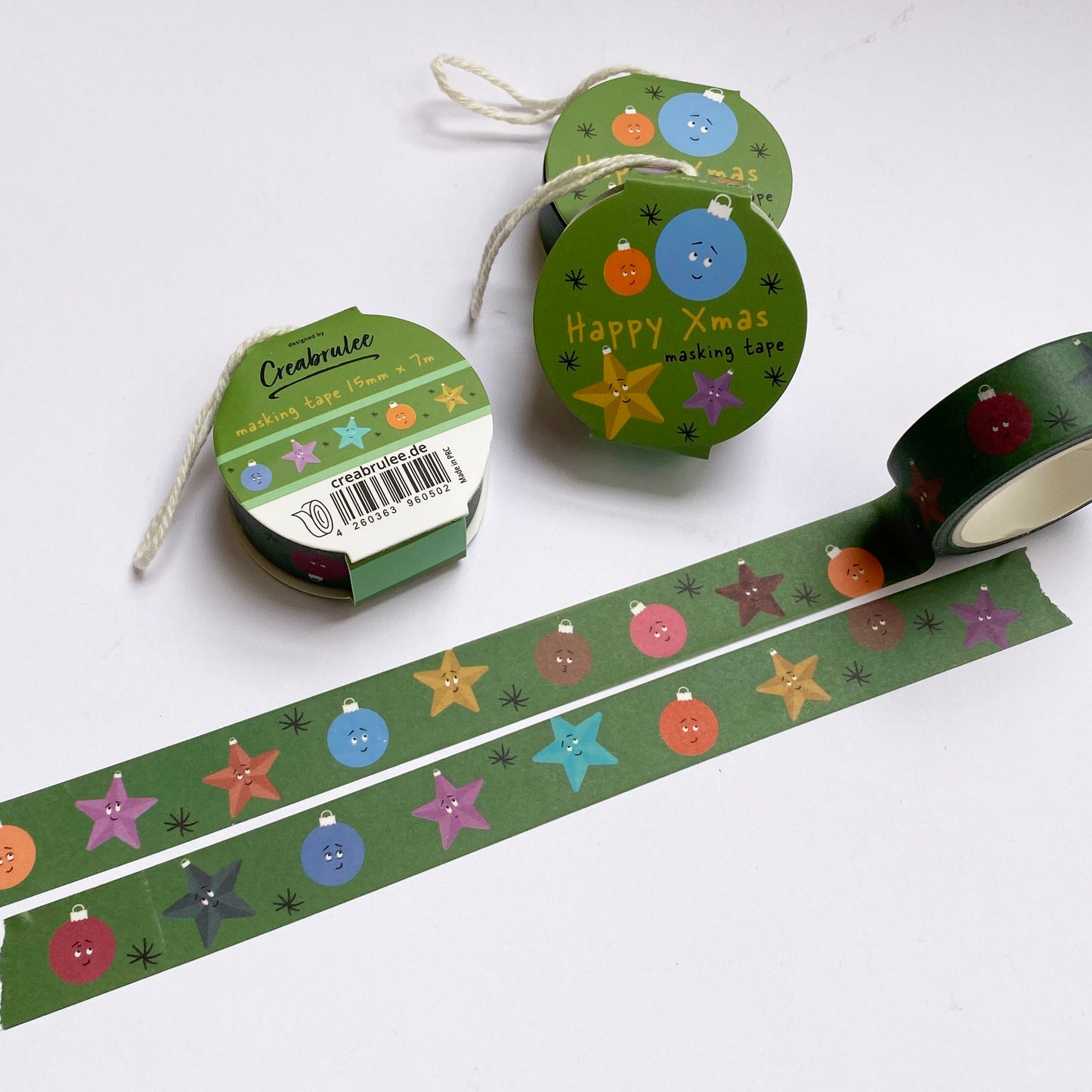 Happy Christmas - Washi Tape/Masking Tape 15mm (Kopie)