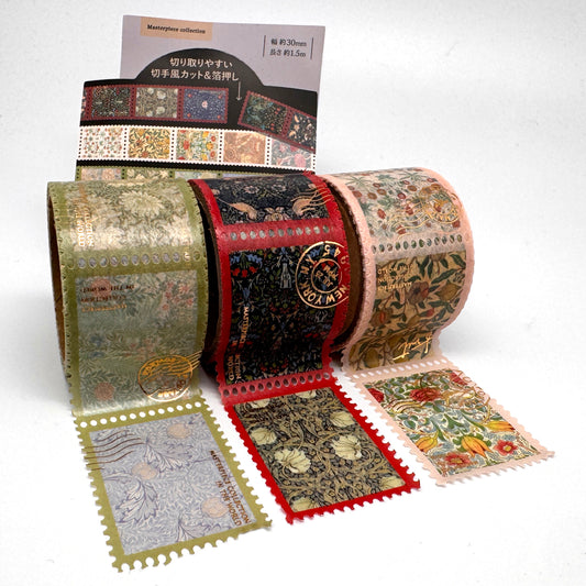 William Morris Tear-Off breit - Washi Tape / Masking Tape