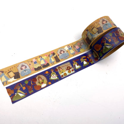 🎂  „Konditorin“ – Illustrationen Backen & Patisserie - Washi Tape