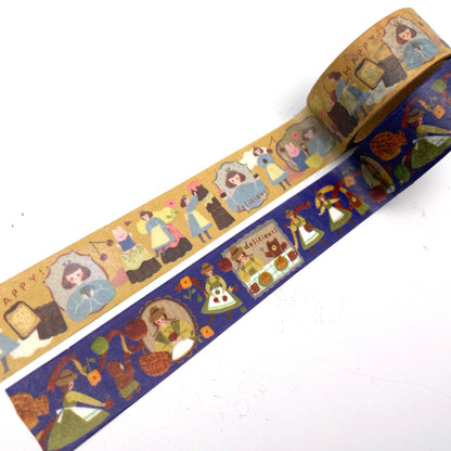 🎂  „Konditorin“ – Illustrationen Backen & Patisserie - Washi Tape