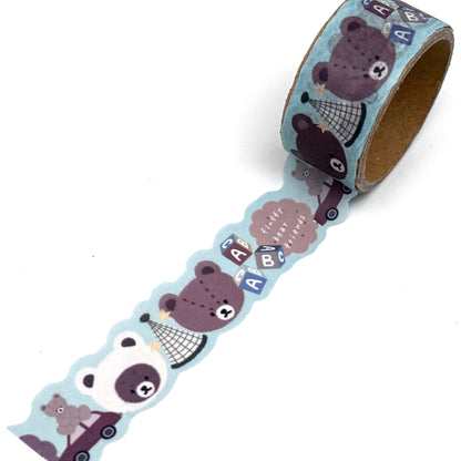 Teddy Bären - Kontur Washi Tape/Masking Tape