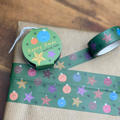 Happy Christmas - Washi Tape/Masking Tape 15mm (Kopie)