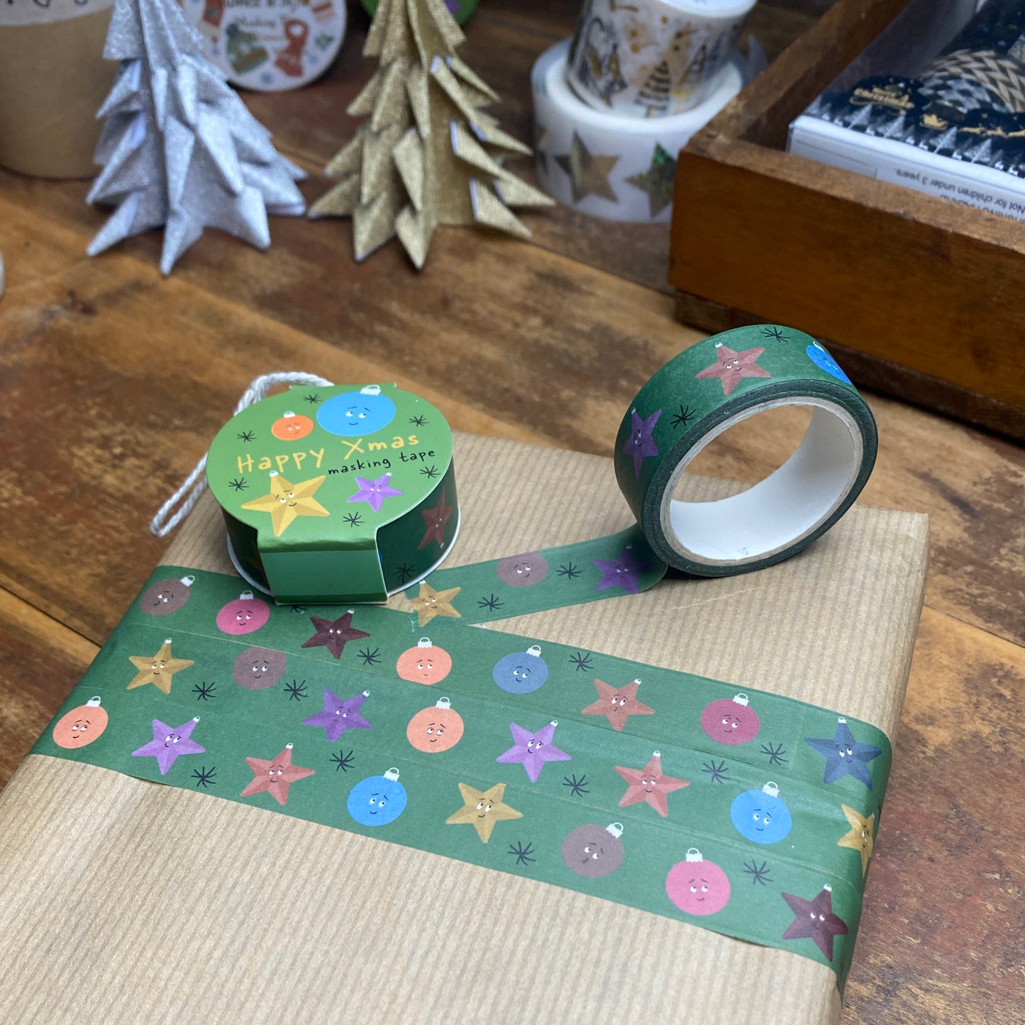 Happy Christmas - Washi Tape/Masking Tape 15mm (Kopie)
