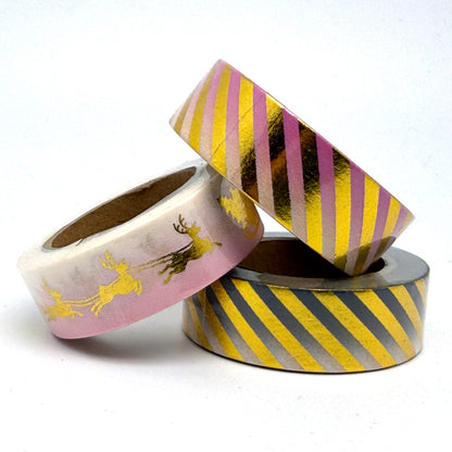 Tape mit Goldfolie je 15 mm x 10