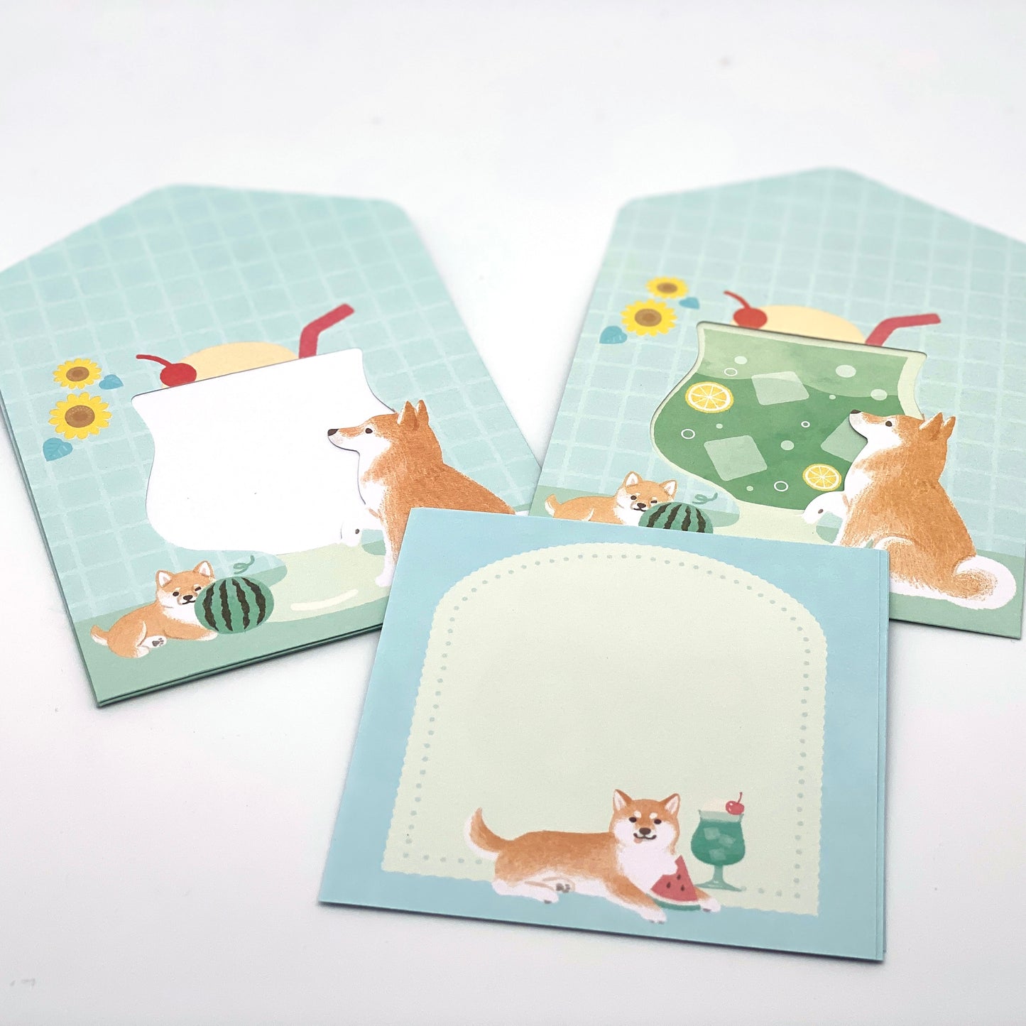Mini Briefpapier Set - Hund / Katze
