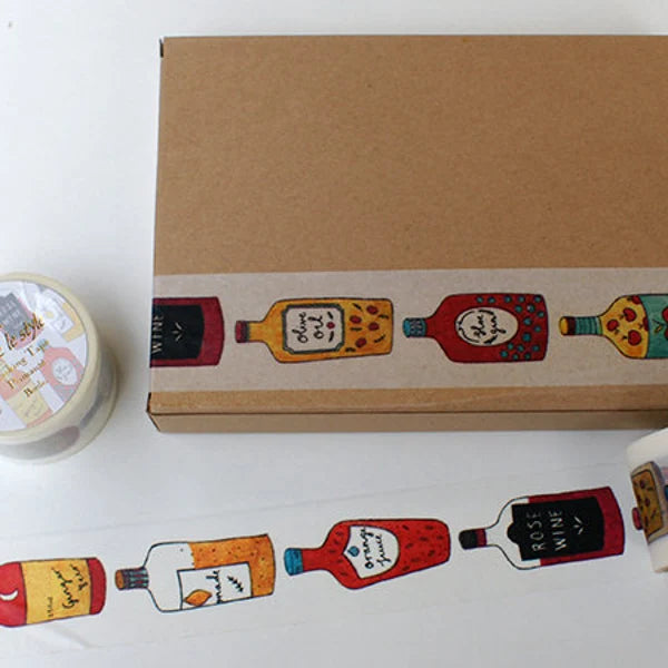 Bottle 38mm/7m Washi Tape / Masking Tape
