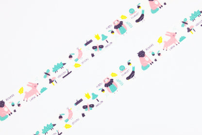 Camping Alphabet - Washi Tape / Masking Tape (Kopie)