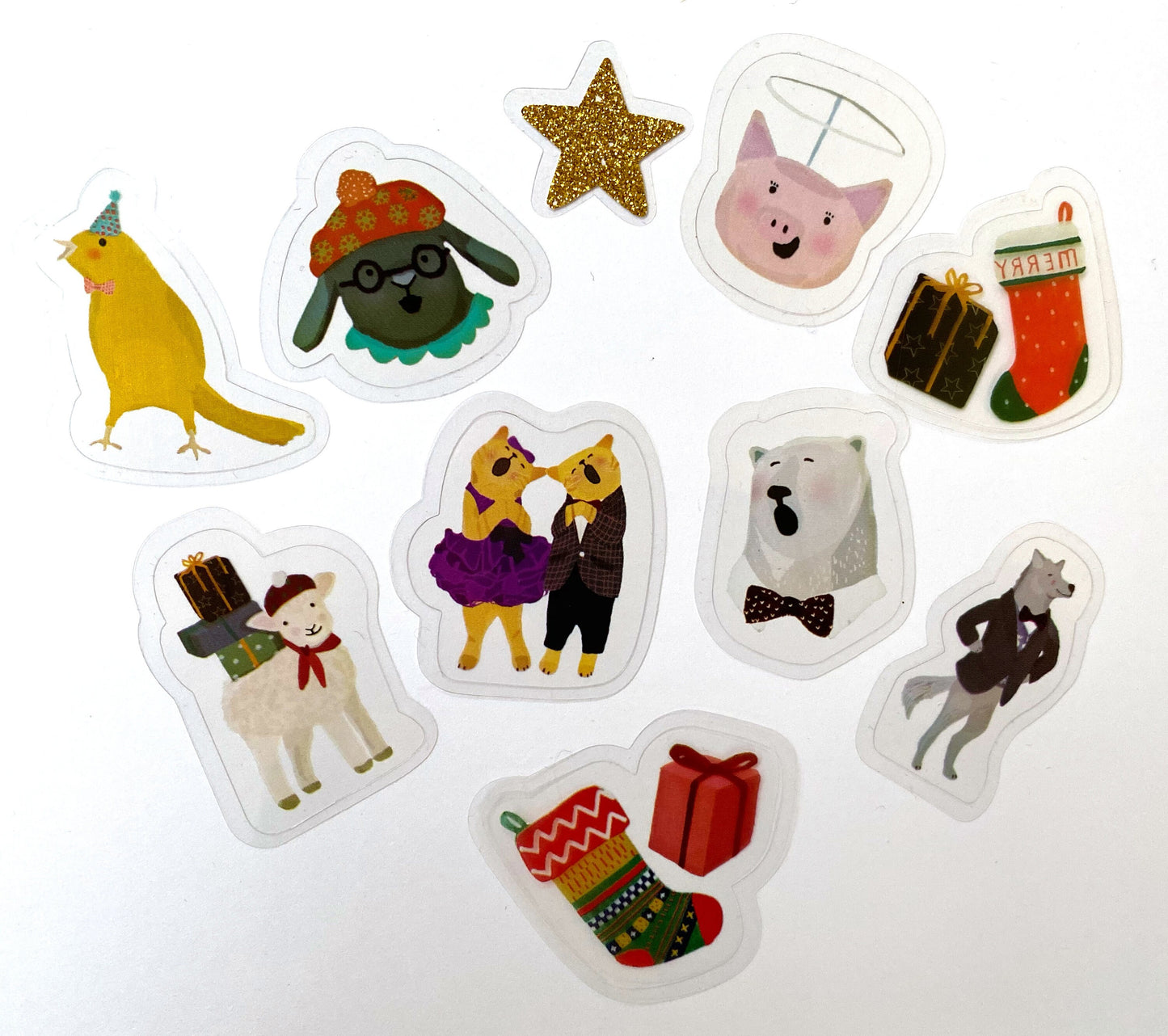 Christmas, Weihnacht, - Sticker, Aufkleber,