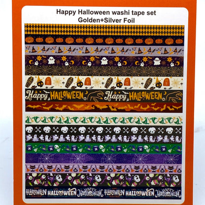 Halloween - 16er Set Washi Tape