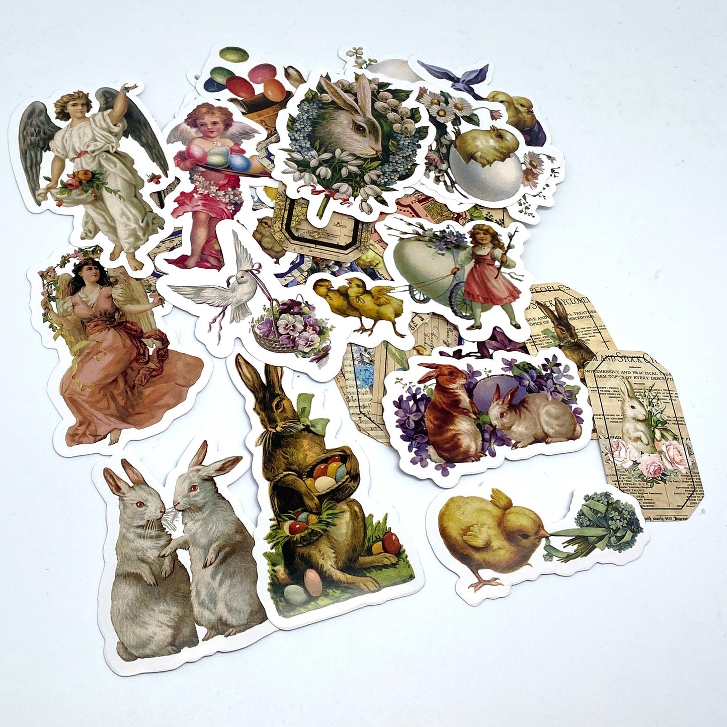 Ostern,   Hasen Enten Engel...- Sticker, Aufkleber