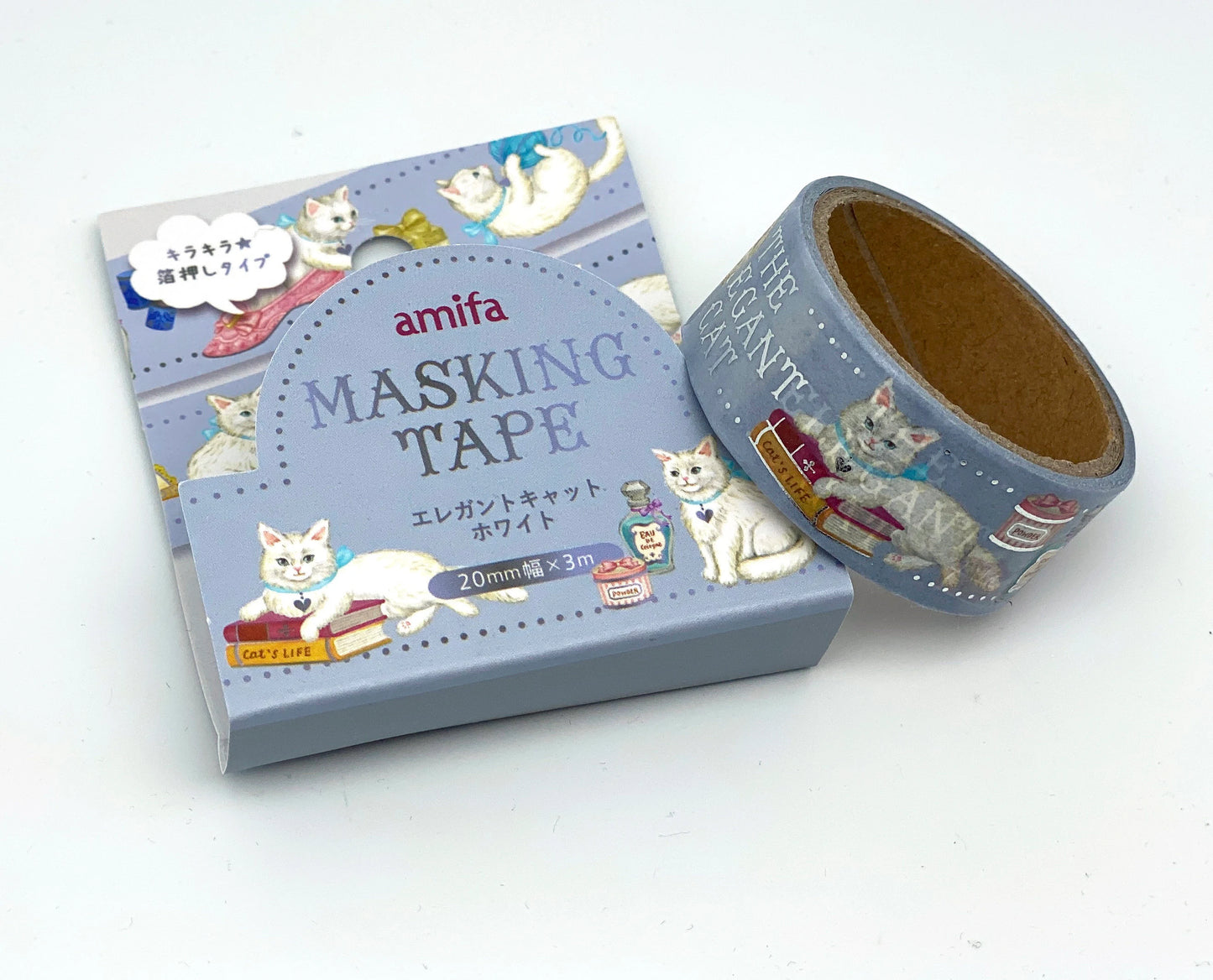 Elegant Cat - Masking Tape, Washi Tape 20mm x 3 M
