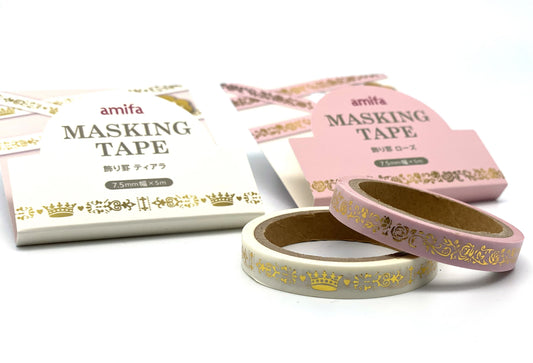 Borte - metallic, Washi Tape/ 7,5 mm x 6 m