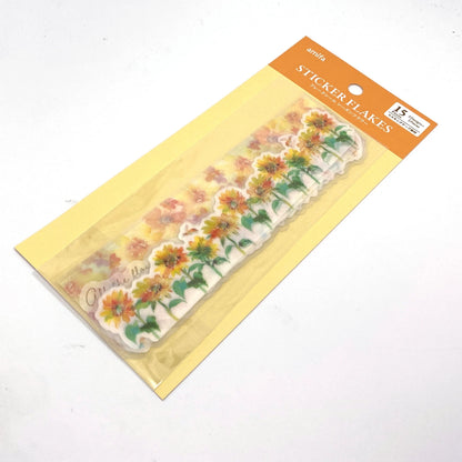 Sonnenblumen - Aufkleber/Sticker Streifen