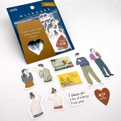 City People - Papieraufkleber, Sticker