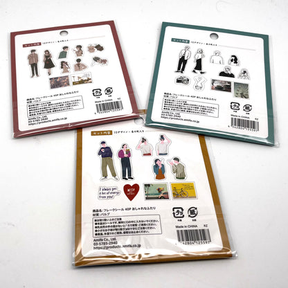 City People - Papieraufkleber, Sticker