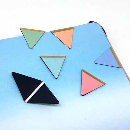 William Morris  Dreieck - Magnetlesezeichen 6er Set