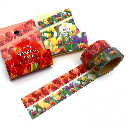 Tulpen, Washi - Tape/Masking Tape 15mm x 4M