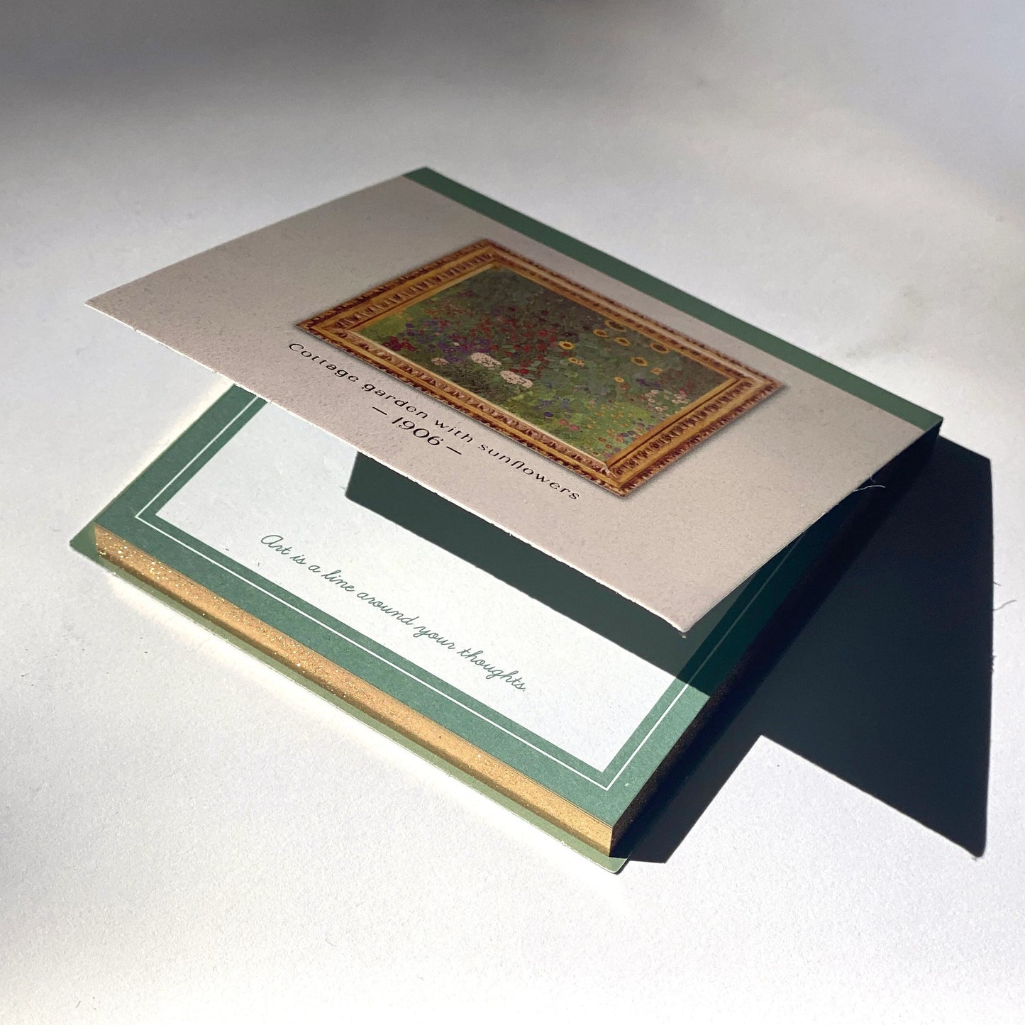 Art Sticky Notes Set – Klimt The Kiss, Munch The Scream, Cottage Garden, Portrait Ida Roessler – Haftnotizen Block