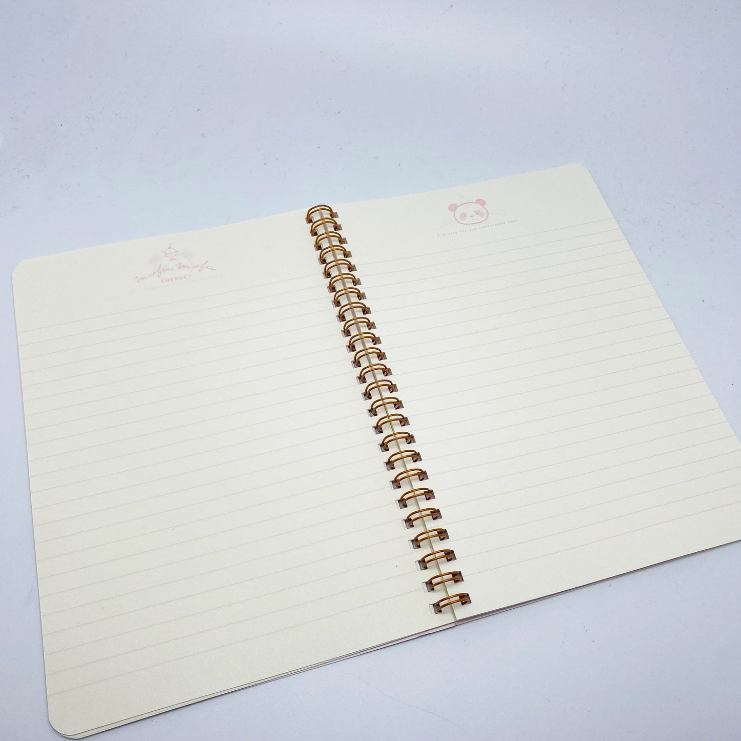 Panda -  Notizheft, Notebook, Ringheft liniert A5