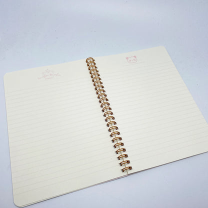 Panda -  Notizheft, Notebook, Ringheft liniert A5