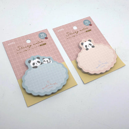 Panda, Kontur - Sticky Note / Haftnotizen