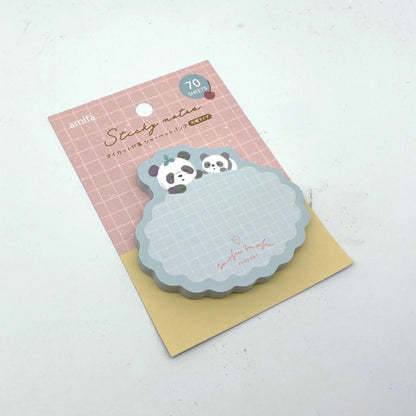 Panda, Kontur - Sticky Note / Haftnotizen