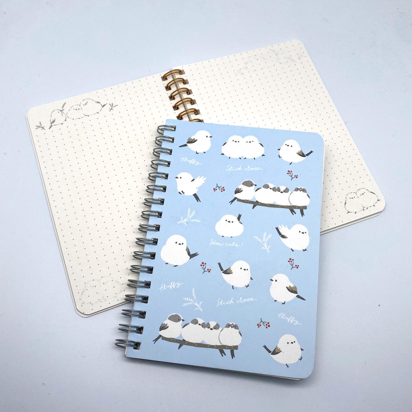 Vögel - Notizheft, Notebook, Ringheft gepunktet A6