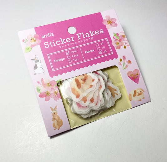 Hasen Obst Süsses Blumen, Sticker, Aufkleber