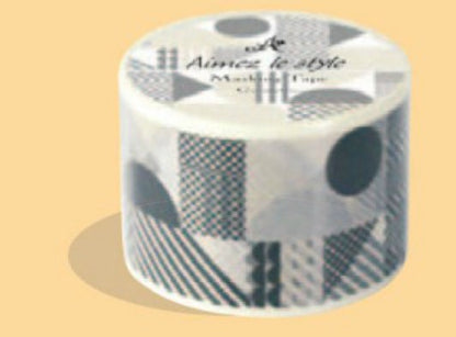 Geometric, 38mm x 7m, Washi-/Maskingtape/ Aimez le style
