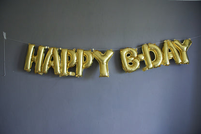 Folienballon "Happy B-day"