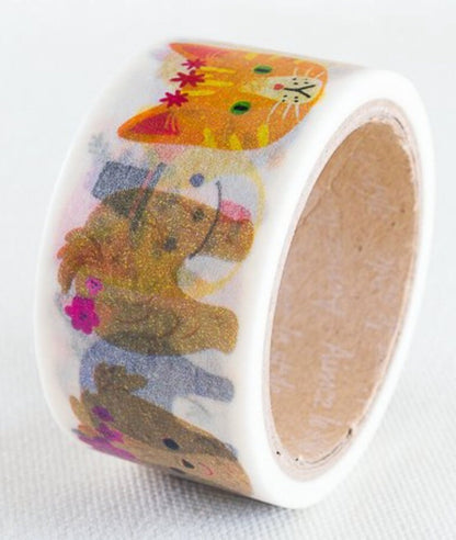 Cats & Dogs  - Washi Tape / Masking Tape