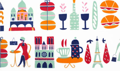 Rue De Paris Paris, 38mm x 7m, Washi-/Maskingtape