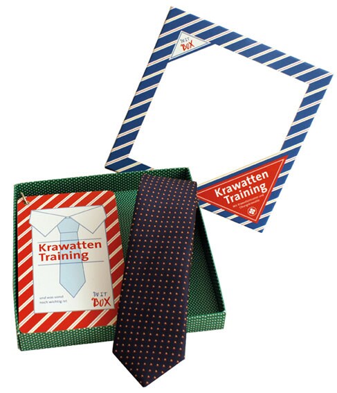 Krawattentraining Geschenkbox "Krawatte" binden...