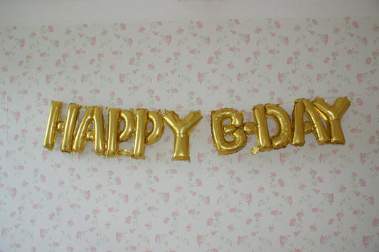 Folienballon "Happy B-day"