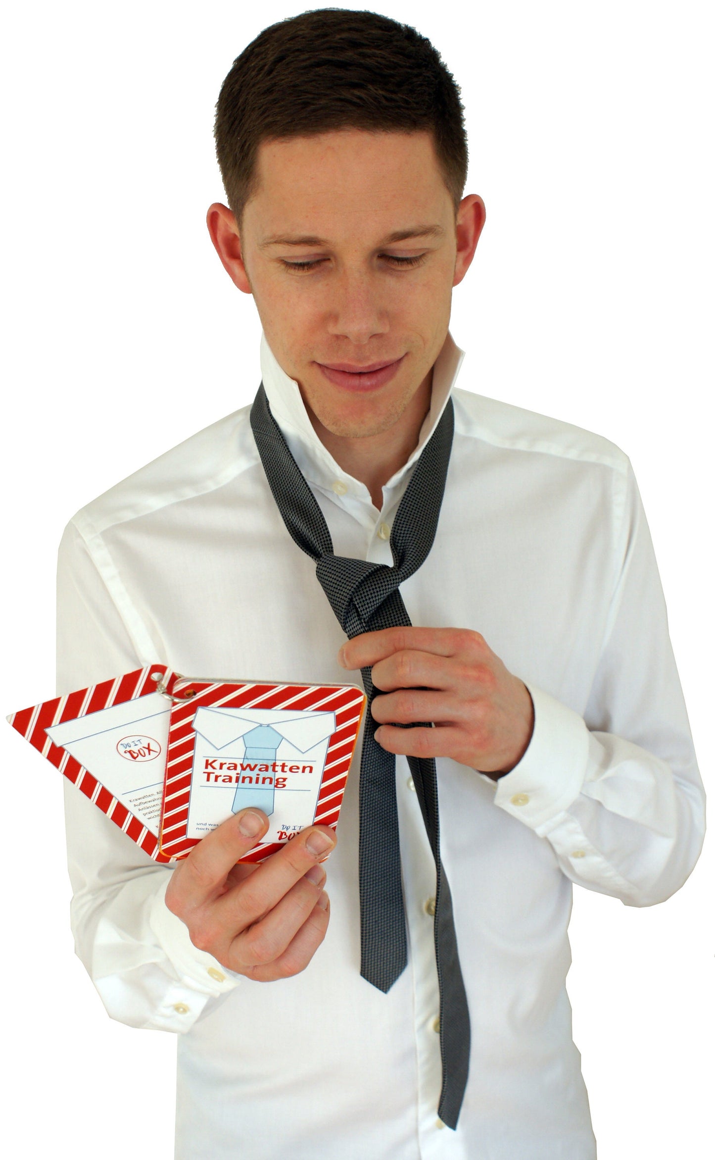 Krawattentraining Geschenkbox "Krawatte" binden...