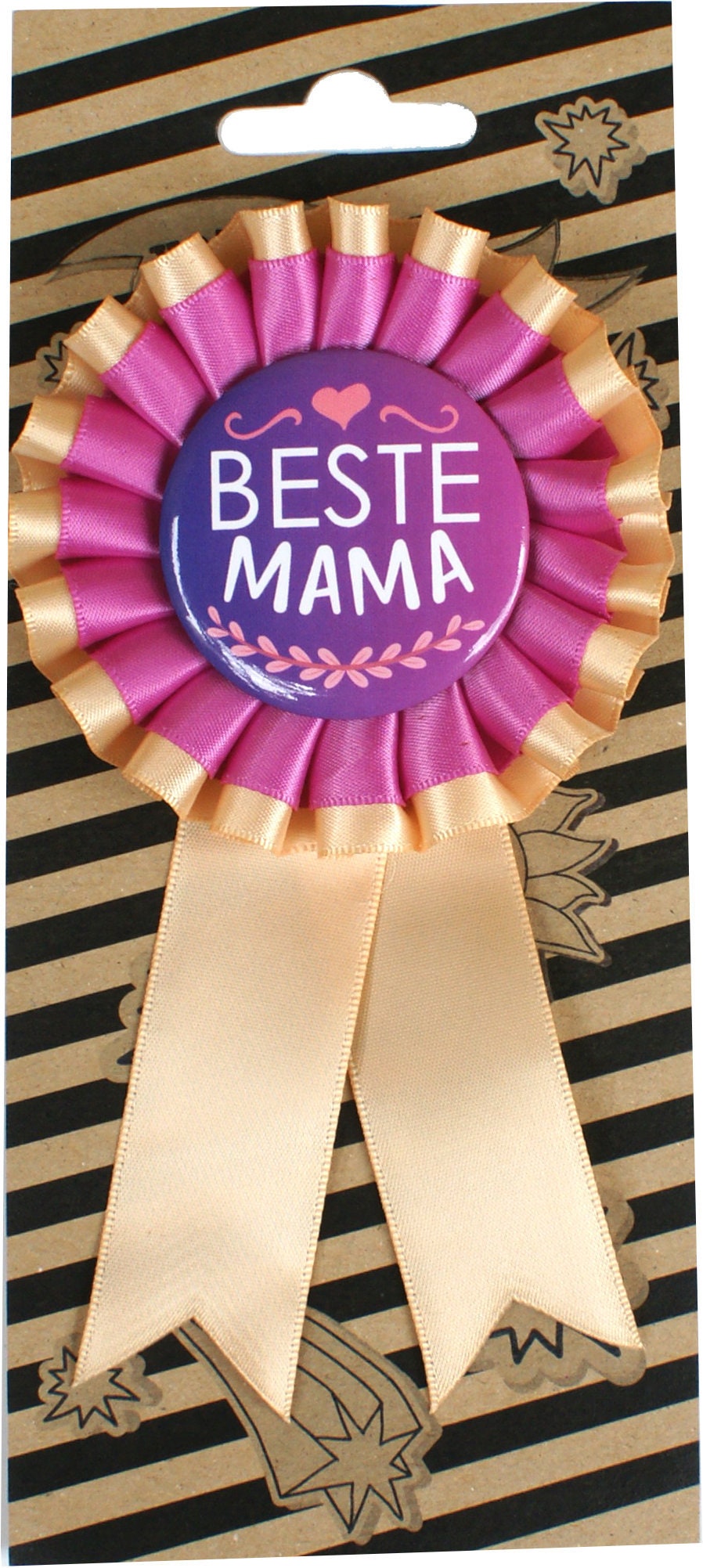 Ribbon Buttons 22 Versionen z.B. Schulkind , Beste Mama , Beste Oma