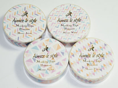 Mosaic "Puzzle" "Wave" "Square" "Arrow"