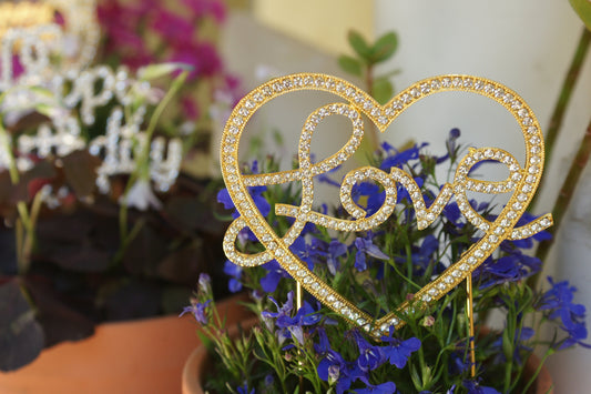 Glitzergruss - Für Kuchen oder Pflanzen