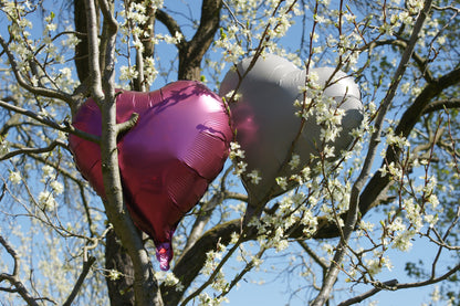 Folienballons Herzen / Regenbogen