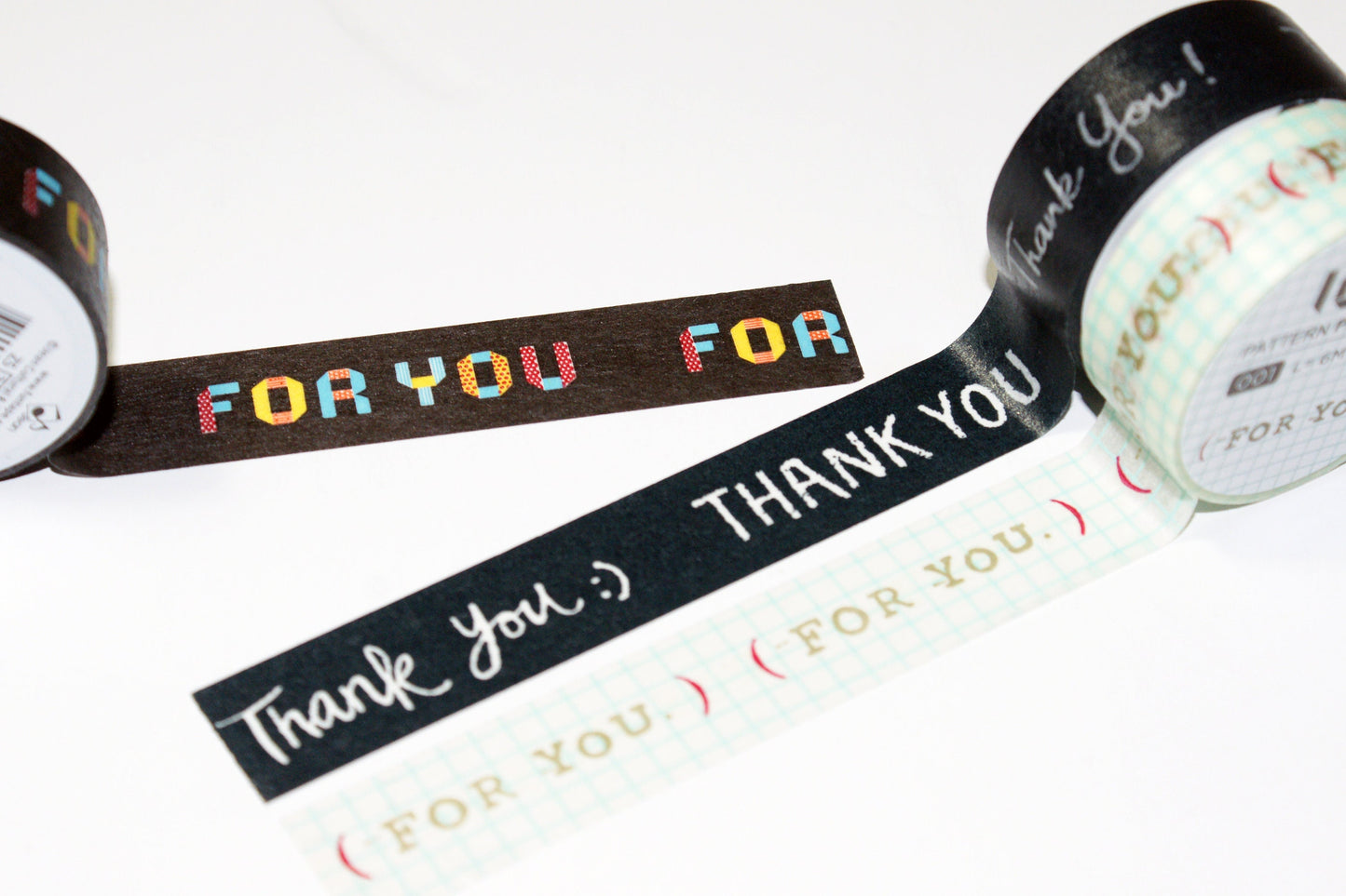For you / Thank you masking Tape 6 m x 15 mm