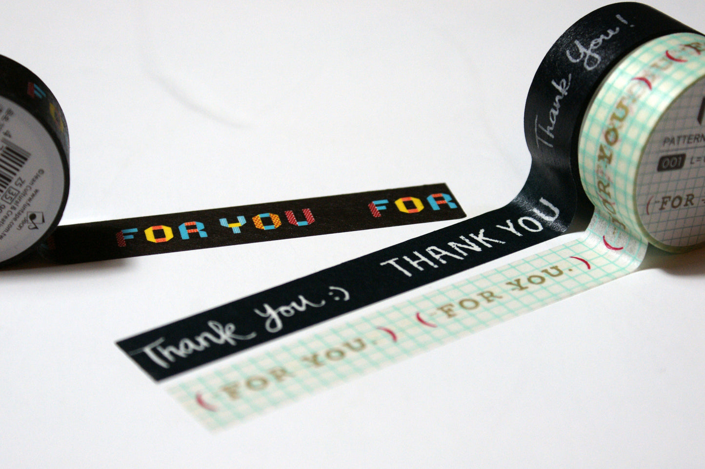 For you / Thank you masking Tape 6 m x 15 mm