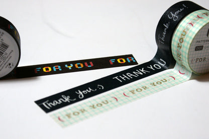 For you / Thank you masking Tape 6 m x 15 mm