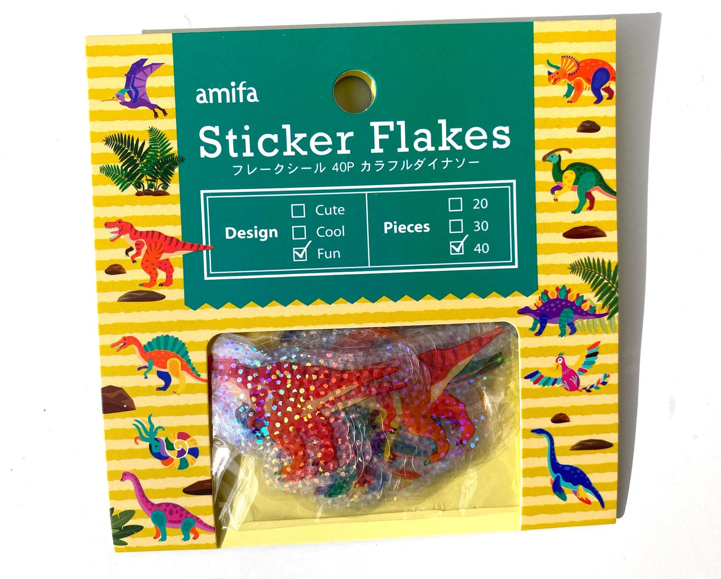 Dinosaurier Sticker Mäppchen Notizblock