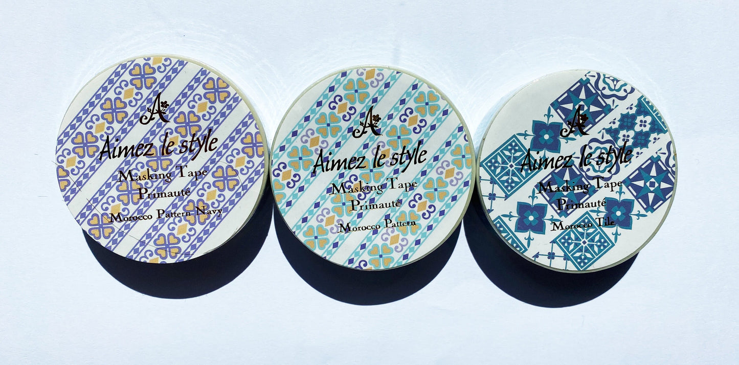 Marocco Tile, Washi Tape/Masking Tape schmal