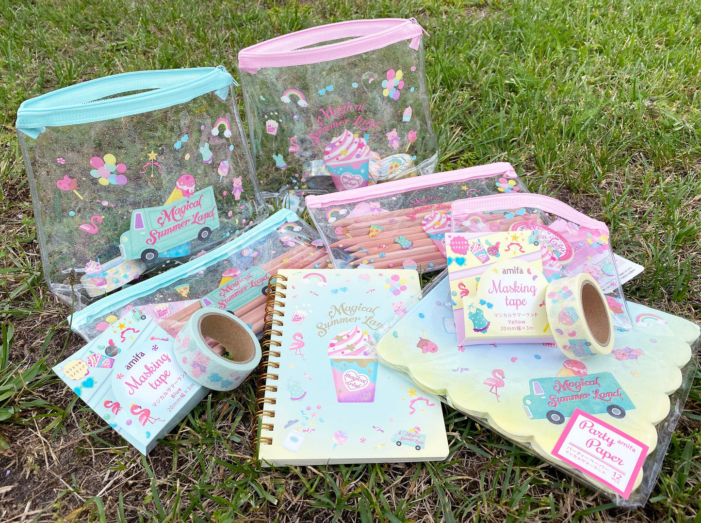 Summer Mäppchen Notizheft